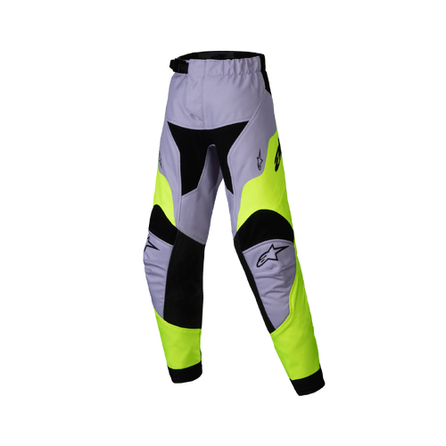 Alpinestars 2025 Kids Racer Veil MX Pants - Grey/Fluro Yellow