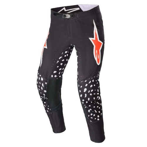 Alpinestars Supertech North MX Pants - Black/Neon Red - 38 - SKU:AS3720523139738