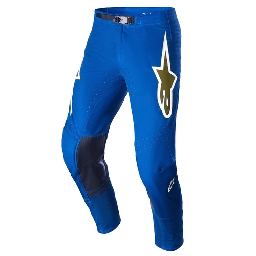 Alpinestars Supertech Bruin MX Pants - Blue/Brushed Gold
