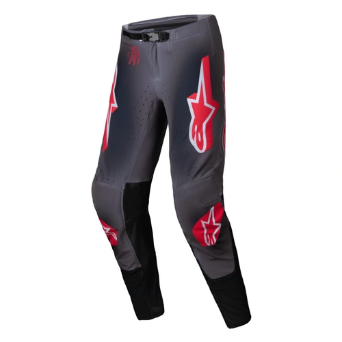 Alpinestars 2025 Supertech Lipan MX Pants - Smoke/Bright Red - 28 - SKU:AS3720625140728