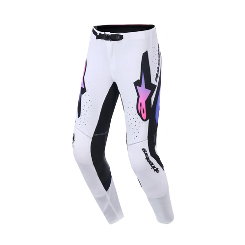 Alpinestars 2026 Supertech Pro Vista MX Pants - White/Purple/Black - 28 - SKU:AS3720626237128