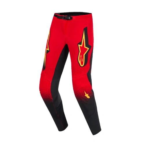 Alpinestars 2026 Supertech Scenz MX Pants - Red/Black/Yellow - 30 - SKU:AS3720726031930
