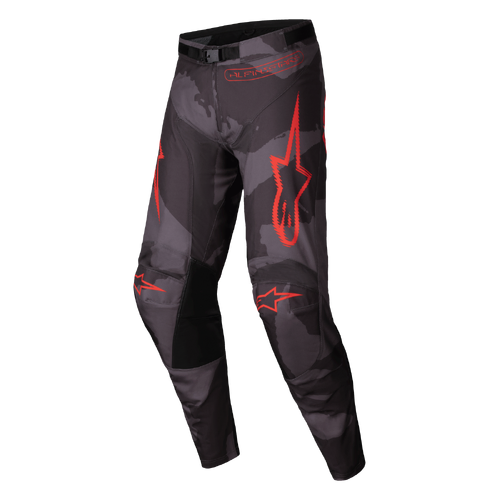 Alpinestars 2025 Racer Hollow Pants  - Grey Camo/Fluro Orange