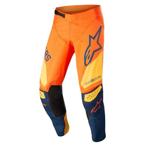 Alpinestars Techstar Factory Pants - Orange/Blue/Yellow - 28 - SKU:AS3721022407528