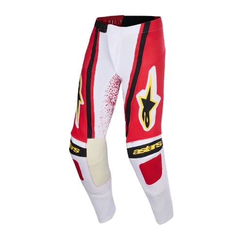 Alpinestars 2026 Techstar Nomur MX Pants - Light Grey/Red/Black - 28 - SKU:AS3721026930128