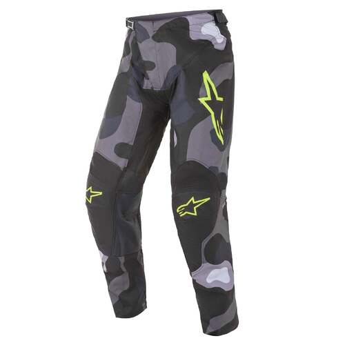 Alpinestars 2021 Racer Tactical Pants - Grey Camo/Yellow Fluo
