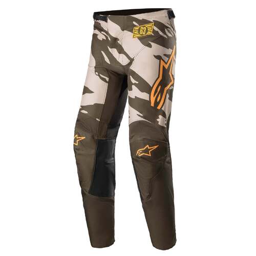 Alpinestars Racer Tactical Pants - Military Green/Sand/Camo/Tangerine - 28 - SKU:AS3721222684028