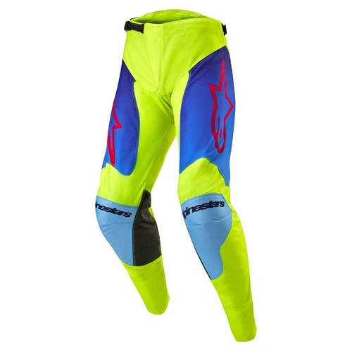 Alpinestars 2024 Racer Hoen MX Pants - Fluoro Yellow/Blue/Navy