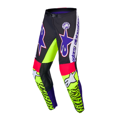 Alpinestar Supertech Dirt Studio Limited Edition Motocross Pants - White/Purple