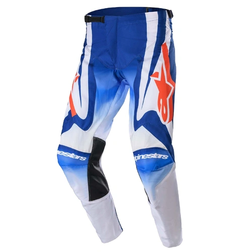 Alpinestars Racer Semi MX Pants - Blue/Hot Orange