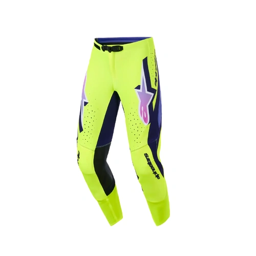 Alpinestars 2026 Supertech Vista MX Pants - Yellow/Purple/Black - 34 - SKU:AS3722026059634