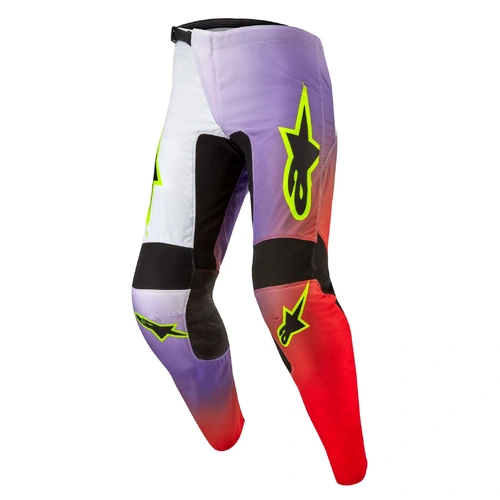 Alpinestars 2024 Fluid Lucent MX Pants - White/Neon Red/Fluro Yellow