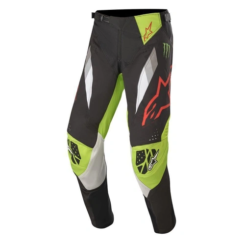 Alpinestars Monster LE Techstar Pants - Black/Red/Green - 36 - SKU:AS3726020116236