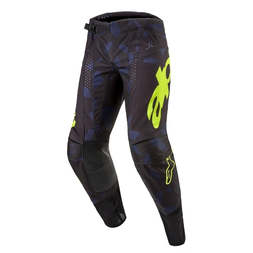 Alpinestars 2024 Techstar Rantera MX Pants - Black/Navy/Fluoro Yellow - 38 - SKU:AS3726724155138
