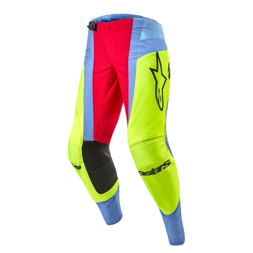 Alpinestars 2024 Techstar Ocuri MX Pants - Blue/Fluro Yellow/Red/Berry