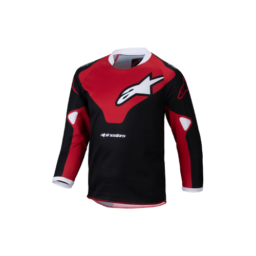 Alpinestars 2025 Kids Racer Veil Jersey  - Black/Bright Red