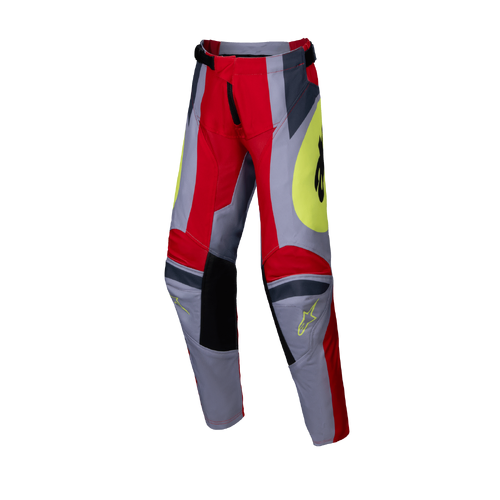 Alpinestars 2025 Youth Racer Melt MX Pants - Bright Red/Grey - Y26 - SKU:AS3740125304626