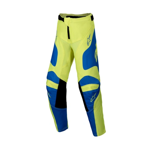 Alpinestars 2025 Youth Racer Veil MX Pants - Fluro Yellow/Blue - Y22 - SKU:AS3740425055722