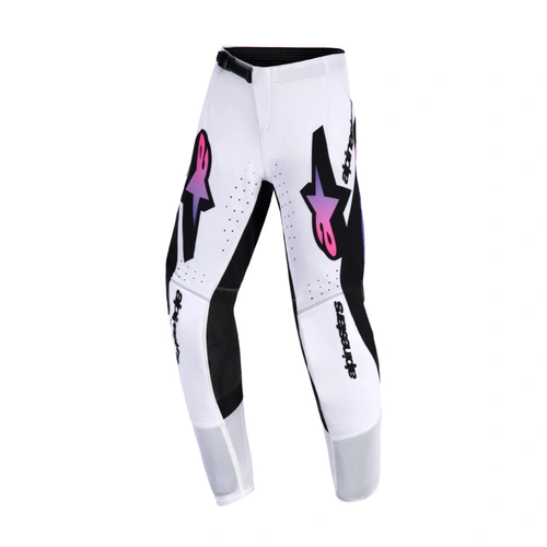 Alpinestars 2026 Youth Supertech Vista MX Pants - White/Purple/Black - 26 - SKU:AS3740626237126