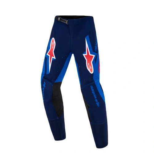 Alpinestars 2026 Youth Supertech Vista MX Pants - Dark Navy/Hot Coral/Cobalt
