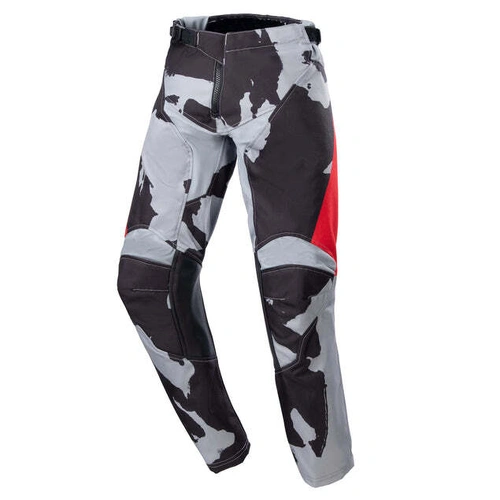 Alpinestars Youth Racer Tactical MX Pants - Grey Camo/Red