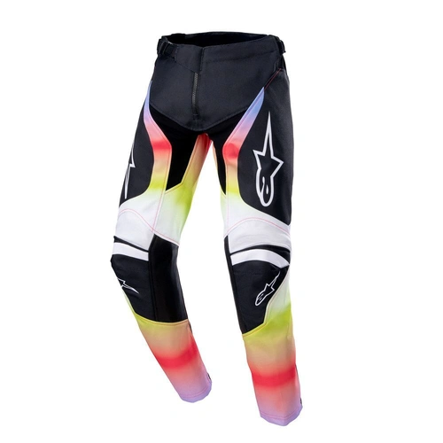 Alpinestars Youth Racer Semi MX Pants - Black/Multi - Y24 - SKU:AS3741523115224