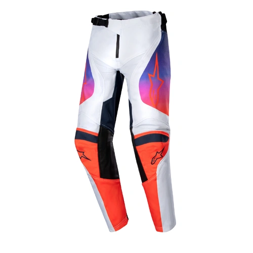 Alpinestars 2024 Youth Racer Hoen Pants  - Grey/Orange/Black - Y22 - SKU:AS3748224092422