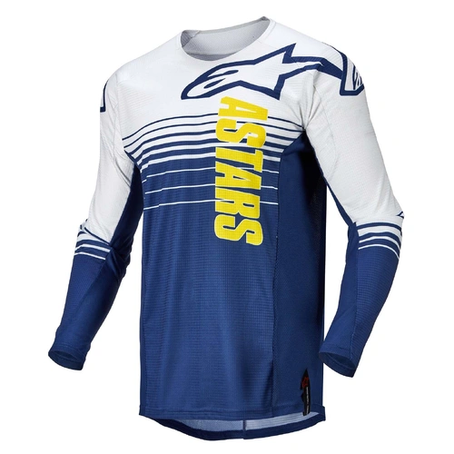 Alpinestars Techstar Phantom Jersey - Blue/White - 2XL - SKU:AS3760122072264