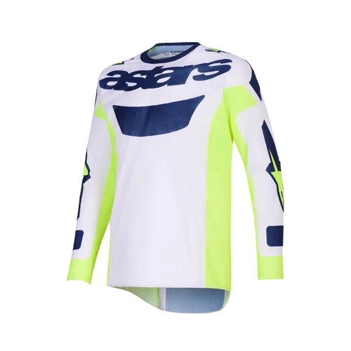 Alpinestars 2026 Racer Portl MX Jersey - Green/White/Black - S - SKU:AS3760426062156