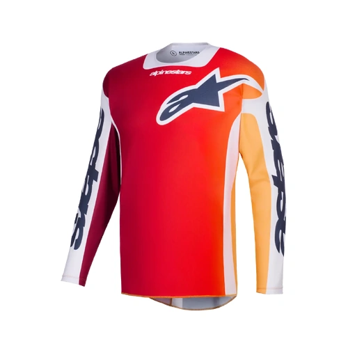 Alpinestars 2026 Racer Portl MX Jersey - Red/Light Grey/Dark Grey
