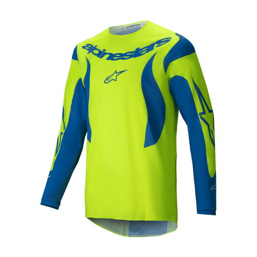 Alpinestars 2025 Fluid Haul Jersey  - Fluro Yellow/Blue - S - SKU:AS3760525055756