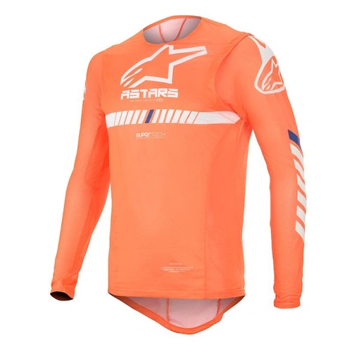 Alpinestars Supertech Orange White and Blue Jersey