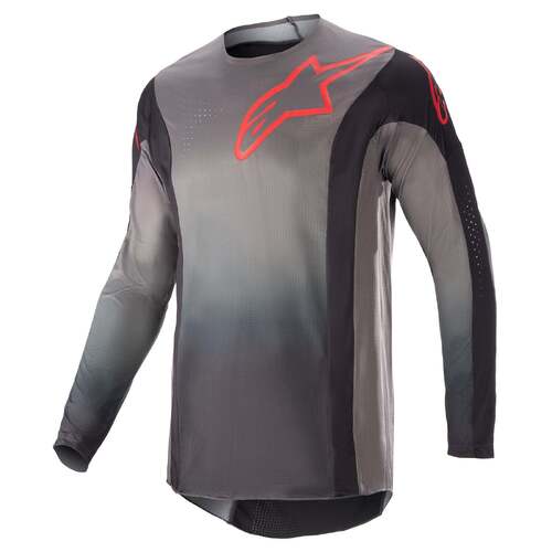 Alpinestars 2023 Techstar Sein Jersey - Black/Neon Red - S - SKU:AS3761123139756