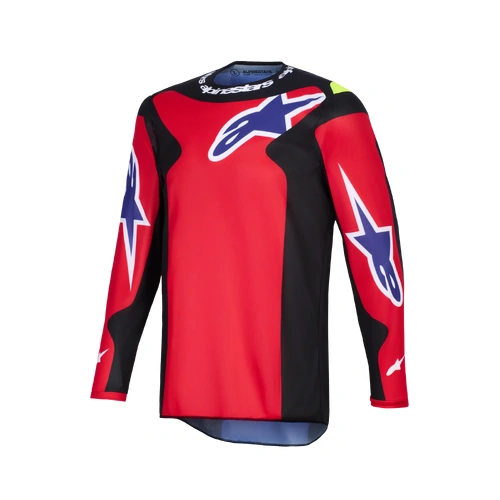 Alpinestars 2026 Fluid Grid MX Jersey - Red/Black/Purple - S - SKU:AS3761126317656