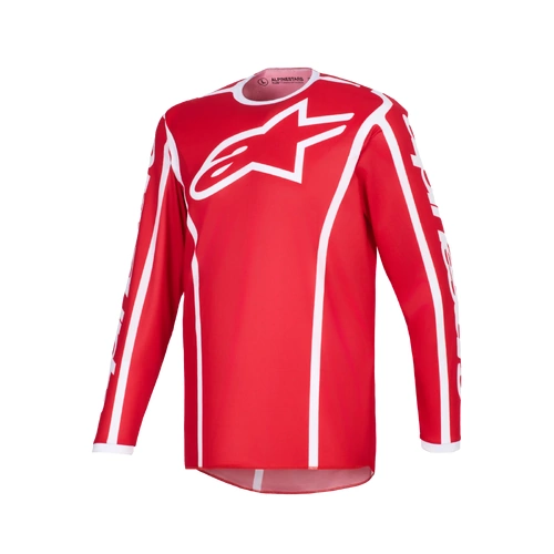 Alpinestars 2026 Fluid Apex MX Jersey - Red/White - S - SKU:AS3761226003256