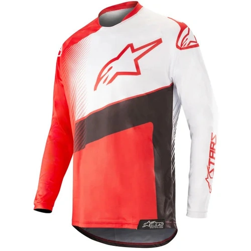 Alpinestars Racer Supermatic Jersey - Red/Black/White - S - SKU:AS3761519031256