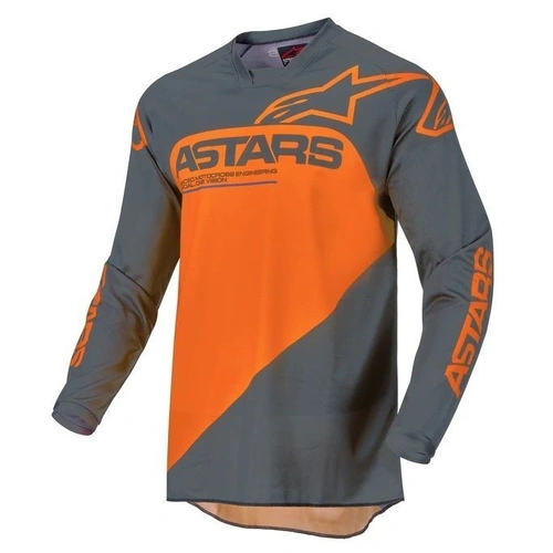 Alpinestars Racer Supermatic Jersey - Anthracite/Orange - S - SKU:AS3761522144056