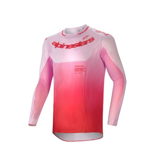 Alpinestars 2024 Supertech Dade Jersey - Red/Berry/Lilac