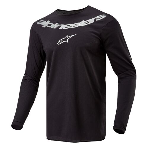 Alpinestars 2024 Fluid Graphite Jersey - Black/Silver