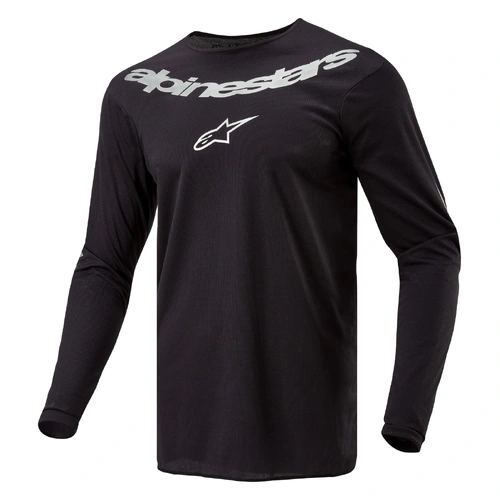 Alpinestars 2024 Fluid Graphite Jersey - Black/Silver