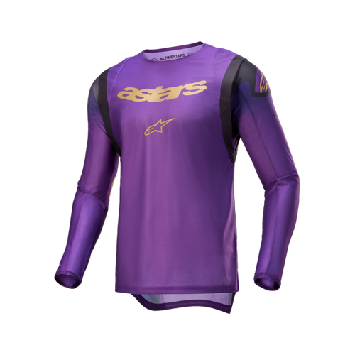 Alpinestars Limited Edition Champ Supertech Jersey - Purple/Gold - M - SKU:AS3763924037358