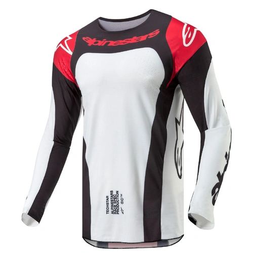 Alpinestars 2024 Techstar Ocuri Jersey - Red/White/Black - M - SKU:AS3767024311158