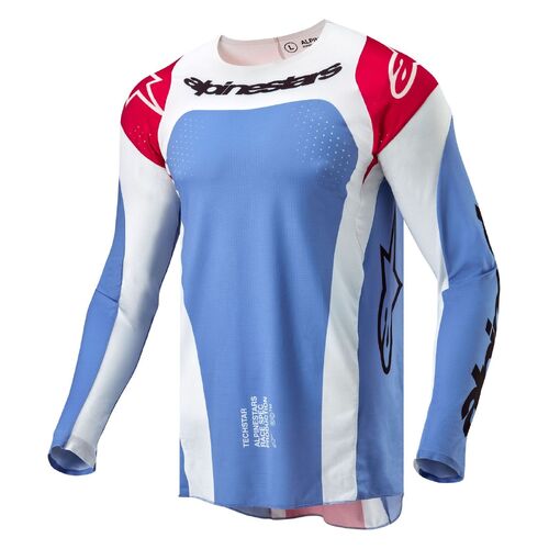 Alpinestars 2024 Techstar Ocuri Jersey - Blue/Red/White
