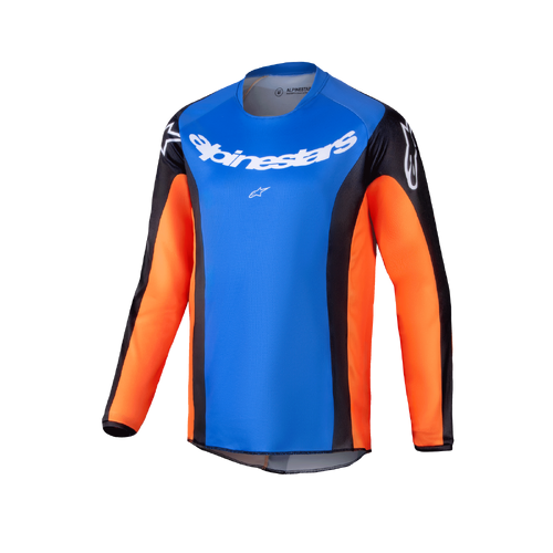 Alpinestars 2025 Youth Racer Melt Jersey  - Orange/Blue