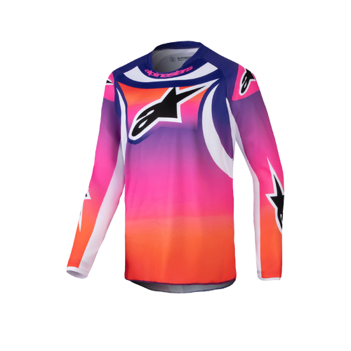 Alpinestars 2025 Youth Racer Wurx Jersey  - Multi-Colour/White