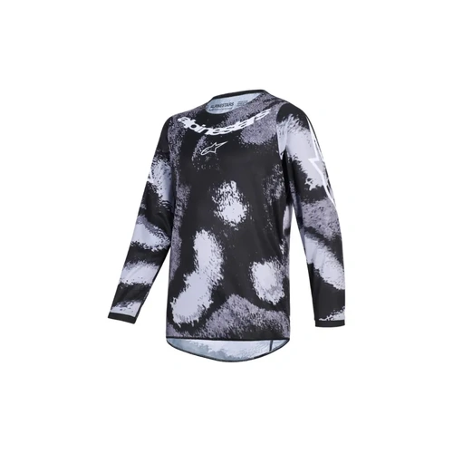 Alpinestars 2026 Youth Fluid Lahnd MX Jersey - Iron/Camo - M
