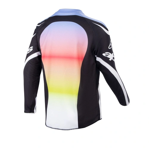 Alpinestars Youth Racer Semi Black Multi Jersey - SKU:AS3771523115262