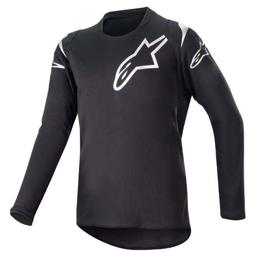 Alpinestars 2023 Youth Racer Graphite Jersey - Black/Reflective/Black