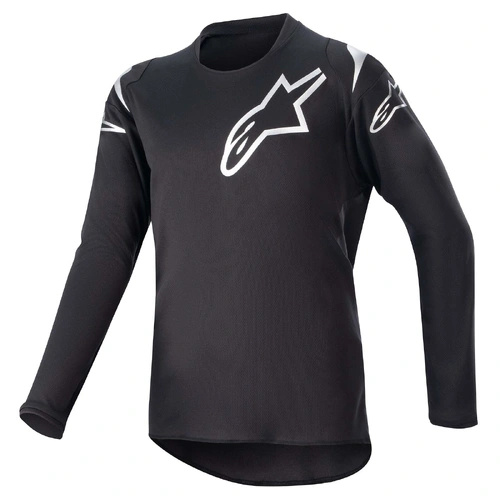 Alpinestars Youth Racer Graphite Jersey - Black/Reflective/Black