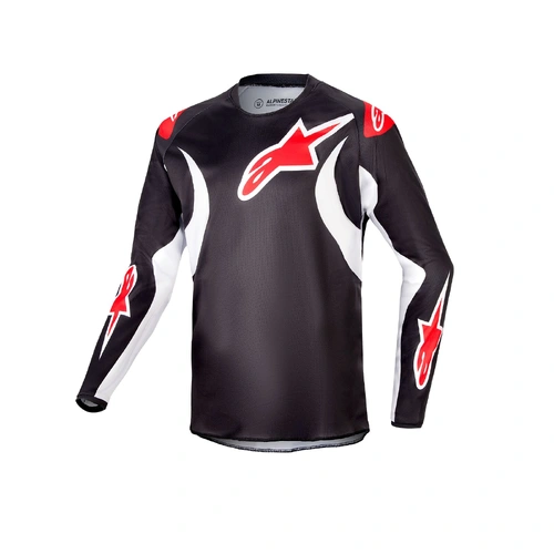 Alpinestars 2024 Youth Racer Lucent Jersey - Black/White - YXL - SKU:AS3773724001262